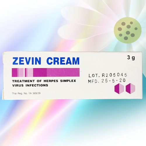 Zevin Cream (アシクロビルクリーム) 5% 3g 2本