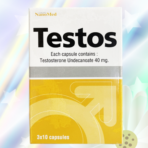 Testos (ウンデカン酸テストステロン) 40mg 60カプセル (2箱)