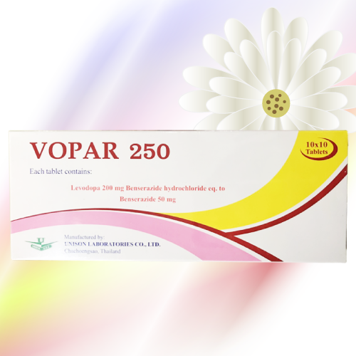 Vopar 250 (レボドパ・ベンセラジド) 100錠