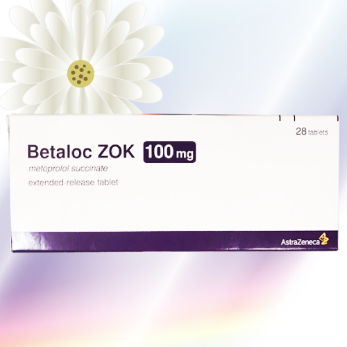 Betaloc ZOK (メトプロロールコハク酸塩) 100mg 28錠 (28錠×1箱)