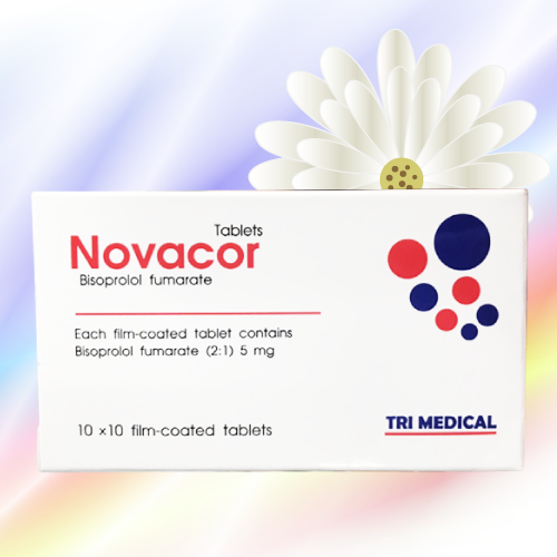 Novacor (ビソプロロールフマル酸塩) 5mg 100錠
