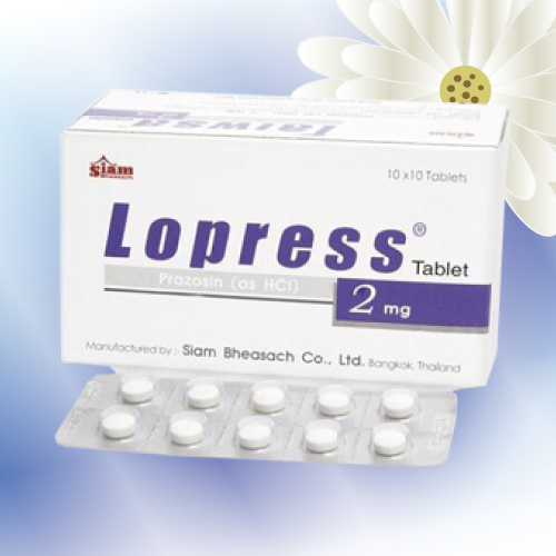 Lopress (プラゾシン) 2mg 100錠
