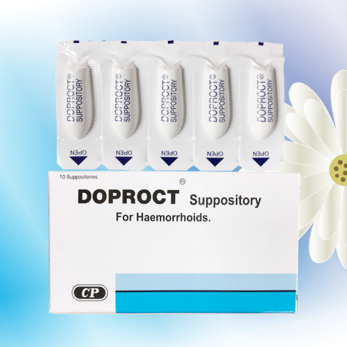 Doproct座薬 (酢酸ヒドロコルチゾン/ベンゾカイン/酸化亜鉛) 30錠 (3箱)