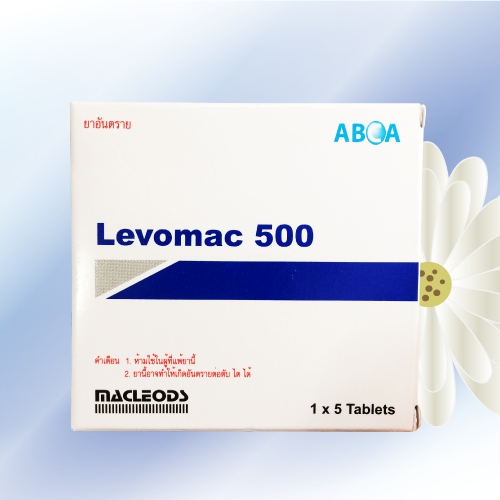 レボフロキサシン (Levomac) 500mg 30錠 (5錠x6シート)