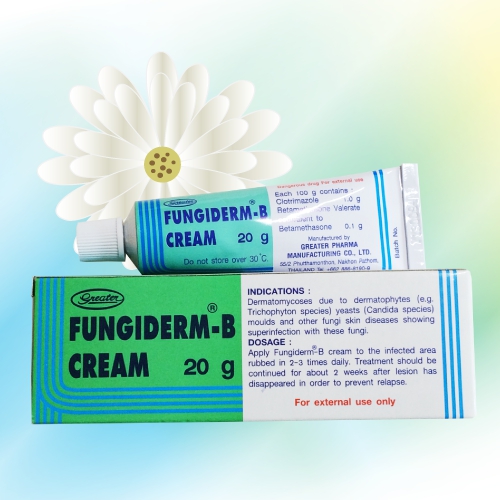 Fungiderm-Bクリーム (クロトリマゾール/ベタメタゾン) 20g 3本