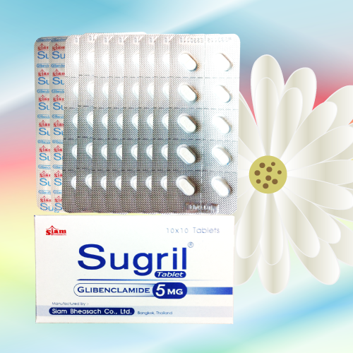 Sugril (グリベンクラミド) 5mg 200錠 (10錠x20シート)