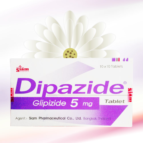 Dipazide (グリピジド / グリピザイド) 5mg 200錠 (100錠x2箱)
