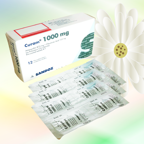 Curam (アモキシシリン/クラブラン酸) 1000mg 24錠 (12錠x2箱)