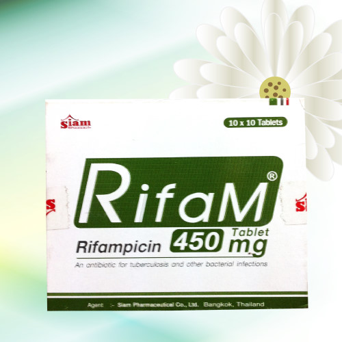 Rifam (リファンピシン) 450mg 100錠 (10錠x10シート)