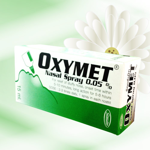 オキシメタゾリン鼻炎スプレー (Oxymet Nasal Spray) 0.05% 15mL 2本