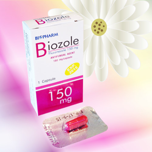 Biozole (フルコナゾール) 150mg 4カプセル (1カプセルx4シート)