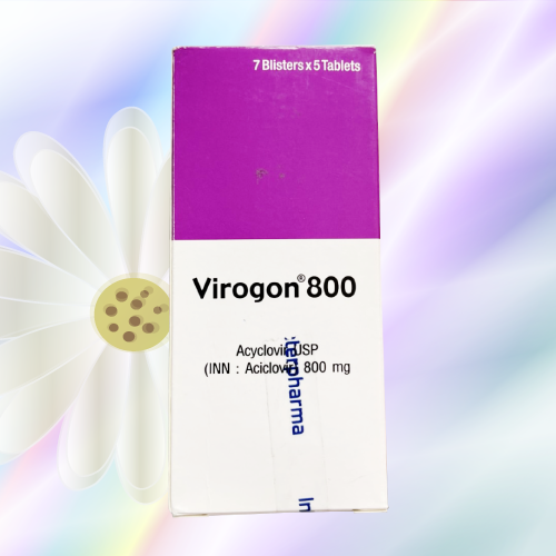 Virogon (アシクロビル) 800mg 35錠 (1箱)