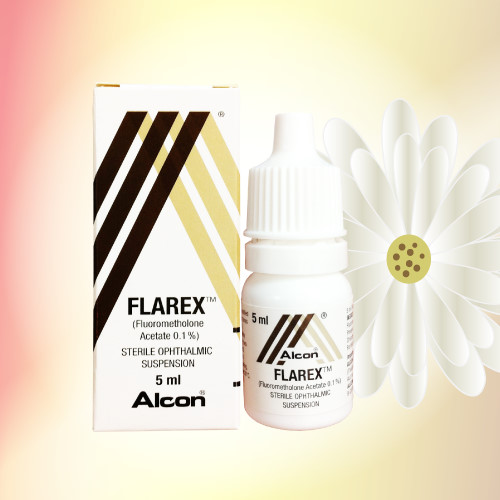 Flarex (フルオロメトロン酢酸塩点眼液) 0.1% 5ml 3本