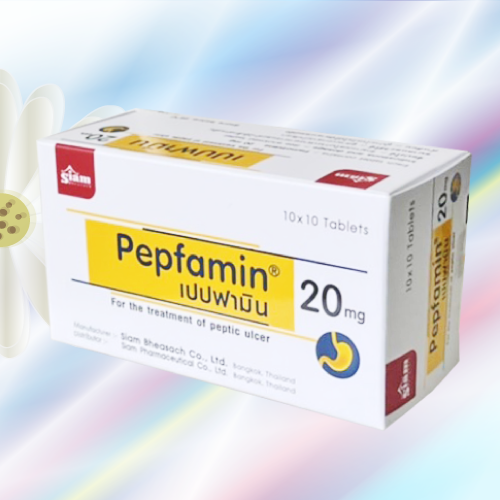 Pepfamin (ファモチジン) 20mg 100錠 (10錠x10シート)