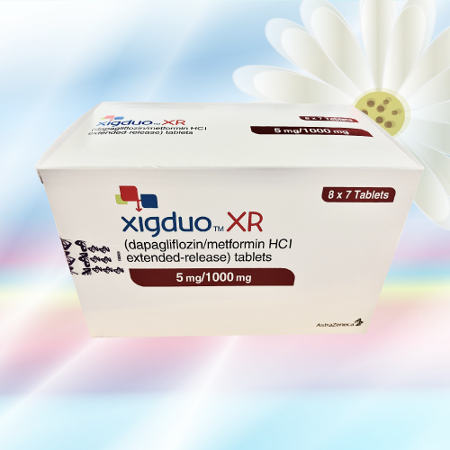 Xigduo XR (ダパグリフロジン・メトホルミン) 5mg/1000mg 56錠