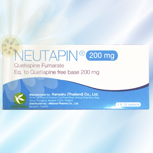 Neutapin (クエチアピン) 200mg 30錠