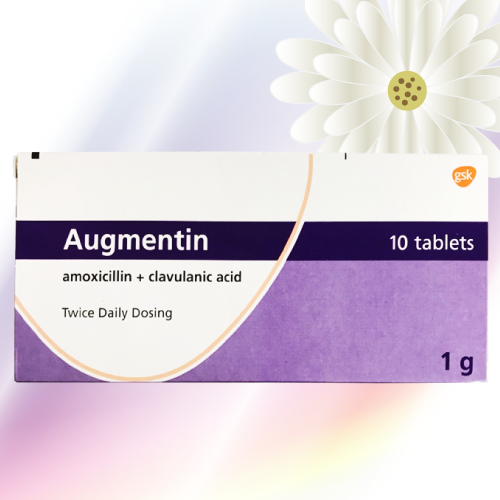 オーグメンチン (Augmentin) 1g 10錠 (10錠x1シート)