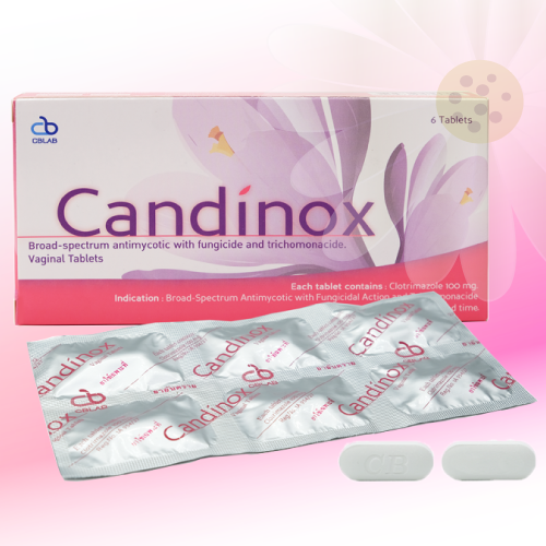 クロトリマゾール膣錠 (Candinox) 100mg 12錠 (6錠x2箱)