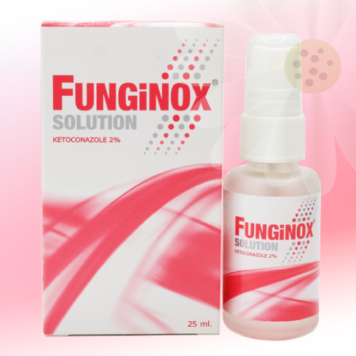 ケトコナゾールローション (Funginox Solution) 2% 25mL 3本
