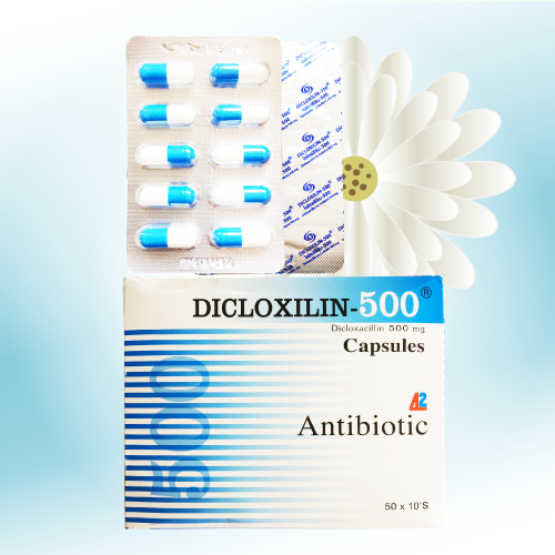 Dicloxilin (ジクロキサシリン) 500mg 30カプセル (10カプセル×3シート)
