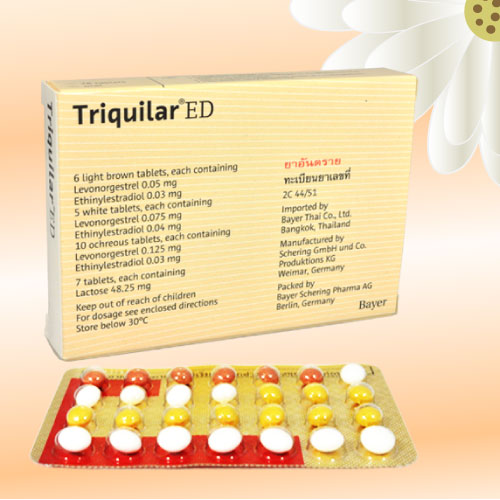 トリキュラーED (Triquilar ED) 84錠 (28錠x3箱)
