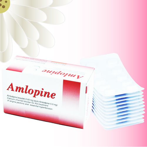 アムロピン / アムロジピン (Amlopine) 5mg 100錠 (10錠x10シート)