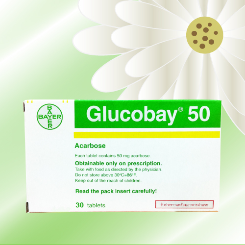 グルコバイ (Glucobay) 50mg 60錠 (30錠x2箱)