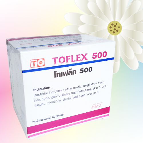 Toflex (セファレキシン) 500mg 100カプセル
