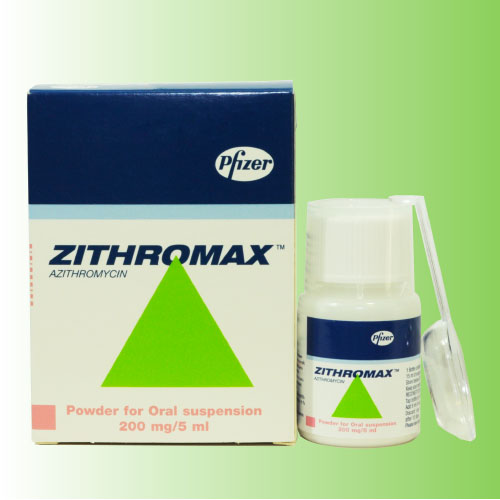 ジスロマック細粒ドライシロップ (Zithromax Powder) 200mg/5ml 1箱