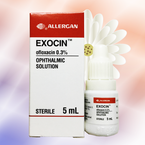 Exocin (オフロキサシン点眼液) 0.3% 5mL 2本