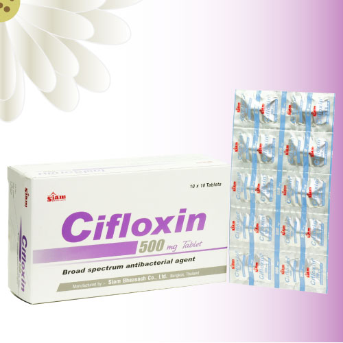 シフロキシン/シプロフロキサシン (Cifloxin) 500mg 20錠 (10錠×2シート)