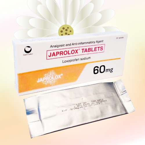 Japrolox (ロキソニン) 60mg 100錠 (20錠x5箱)