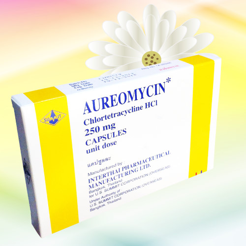 オーレオマイシン (Aureomycin) 250mg 60カプセル (6シート)
