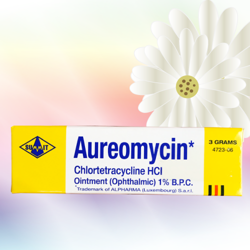 オーレオマイシン眼軟膏 (Aureomycin Ophthalmic Ointment) 1% 3g 3本