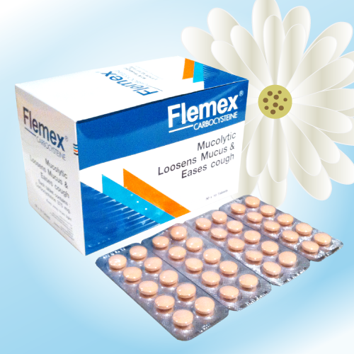 Flemex (カルボシステイン/カルボシスティン) 375mg 50錠