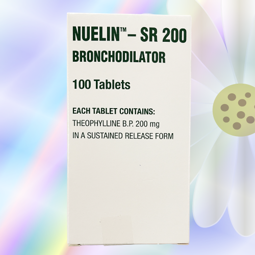 テオフィリン徐放錠 (Nuelin-SR) 200mg 100錠 (100錠x1箱)